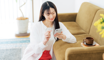 スマートフォンでお相手探し